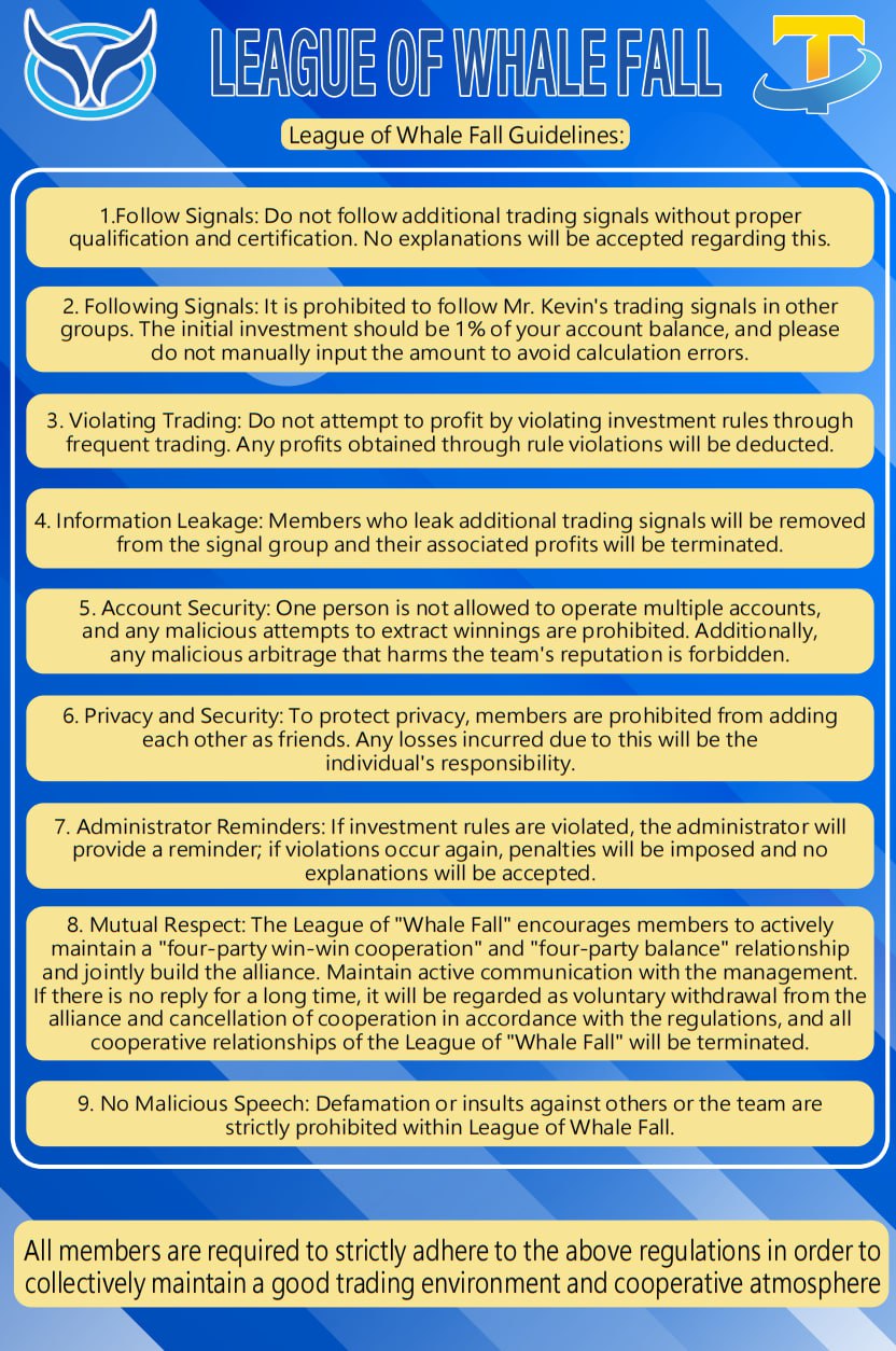 Whale Fall Signal Trading Rules